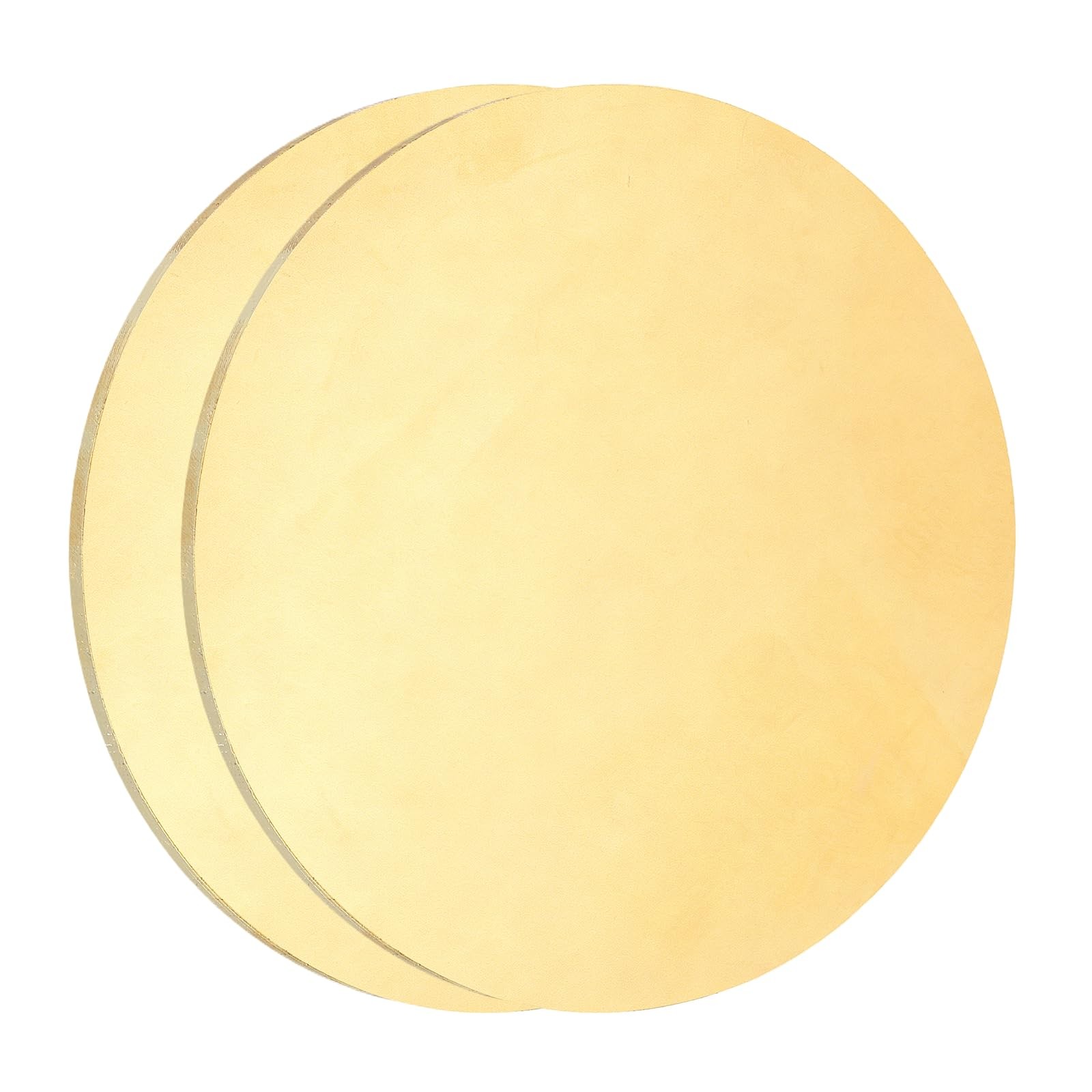 uxcell 3.15″ Brass Round Disc Blank 2pc