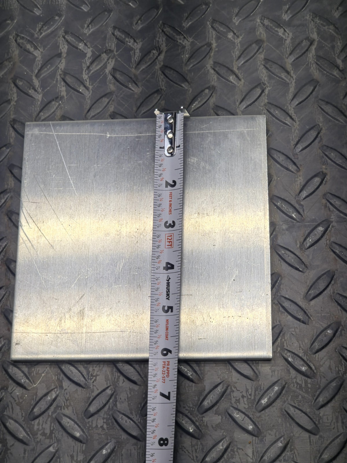 4pc 5052 Aluminum Plate 1/4″(0.25″) x 6″ x 6″ – Flat Sheet Stock – Remnant/Drops