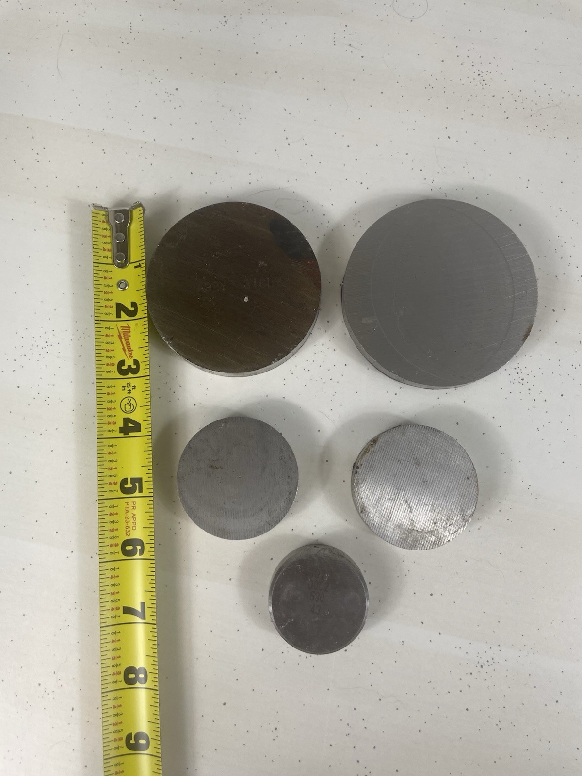 5 Stainless Steel Cut-Off Assorted Round Pcs 304 303 316 Steel High End Quality