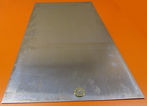 2024 Aluminum Sheet, T3, .040″ Thick x 12.0″ Width x 24.0″ Length