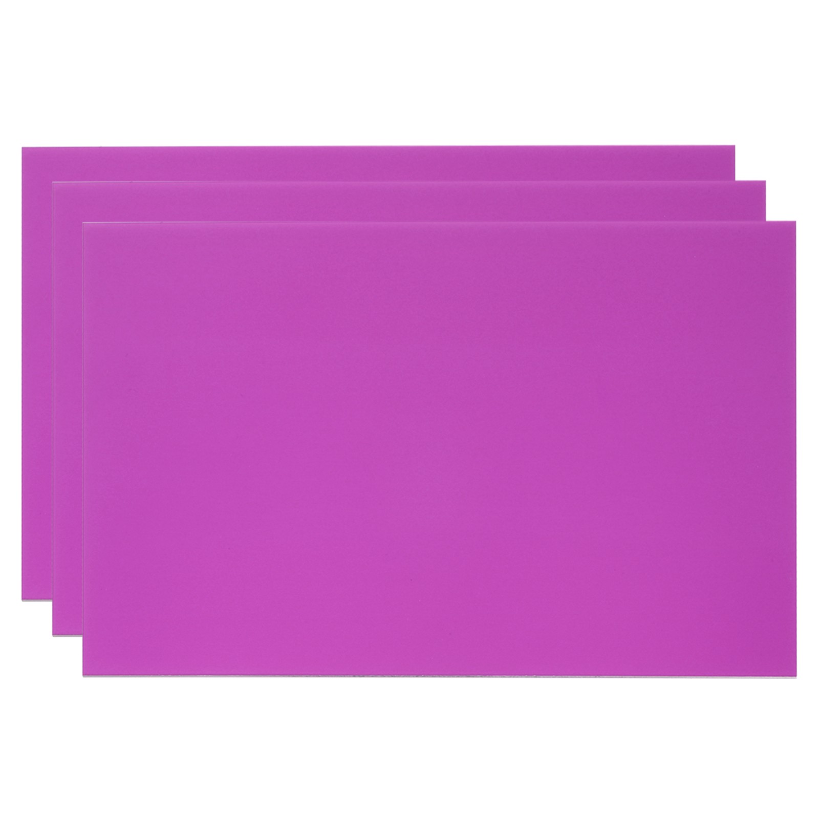8×12 Inch Anodized Aluminum Sheet Metal, 3Pcs Laser Plates Engraving, Purple
