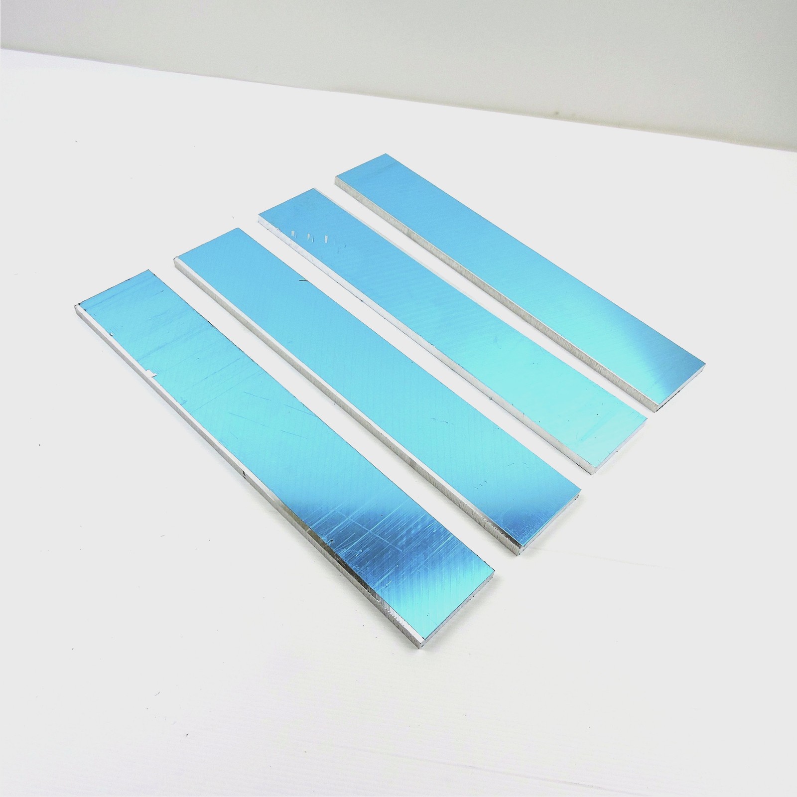.375″ thick 3/8 Precision CAST Aluminum PLATE 2.5″ x 14″ Long QTY 4 sku157110