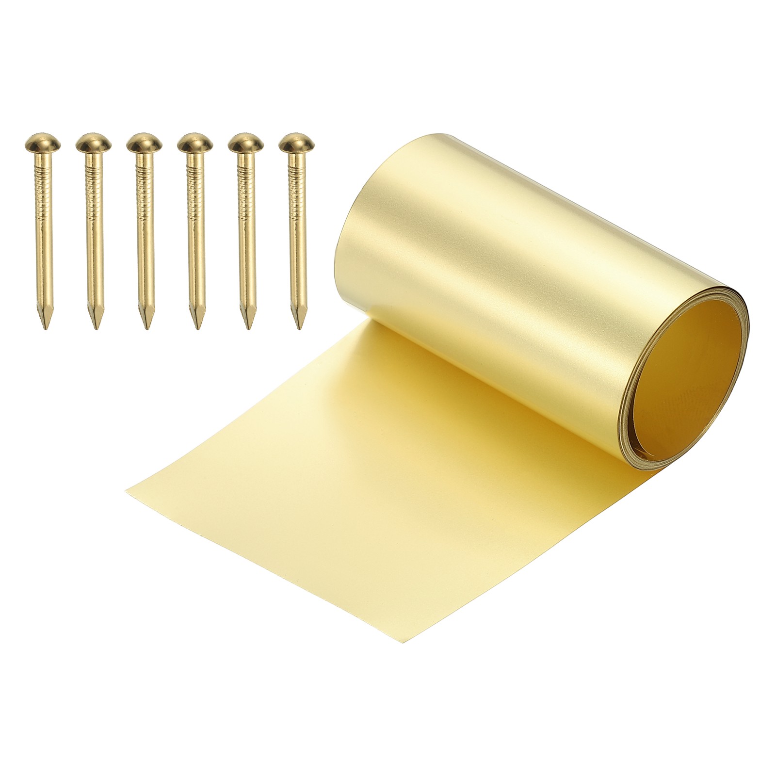 38 Gauge x 2″ x 78″ H62 Metal Film Brass Foil Plate, Brassy