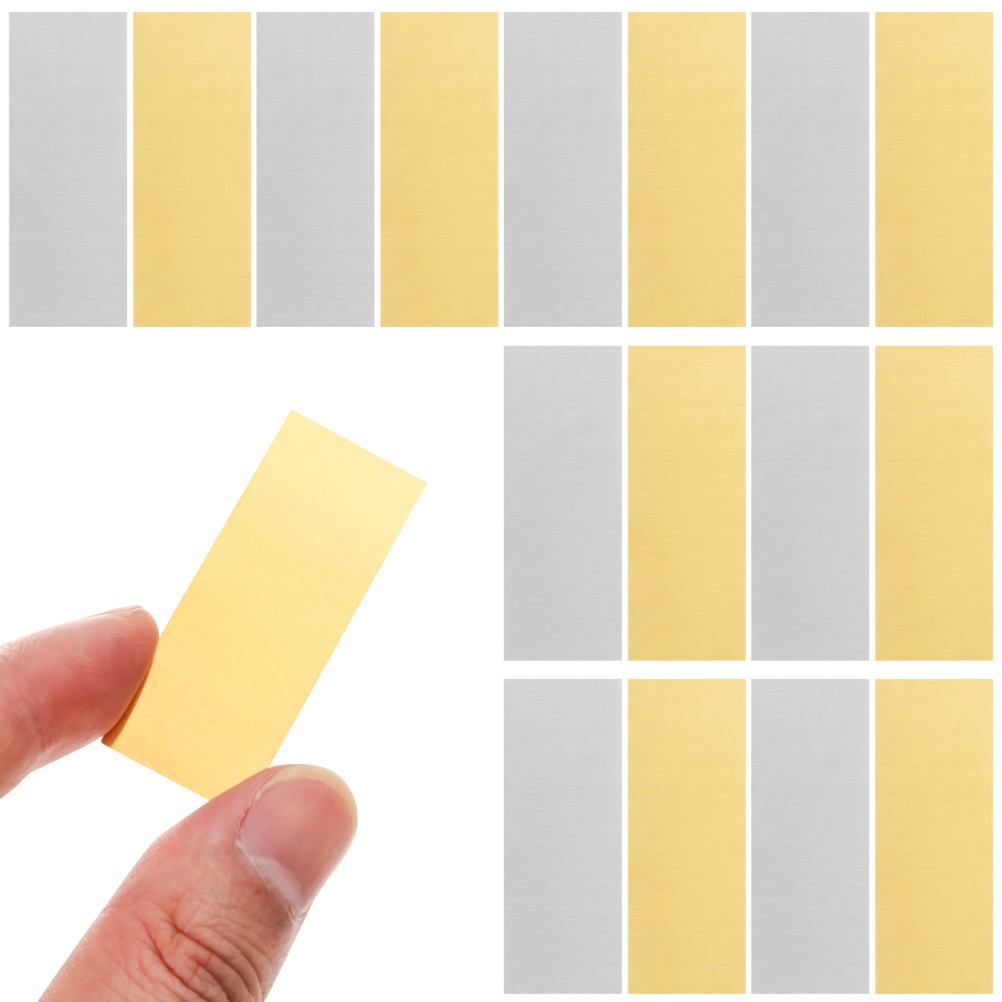 10 Pairs Zinc and Copper Strips for Experiment Multipurpose Electroplating Kit