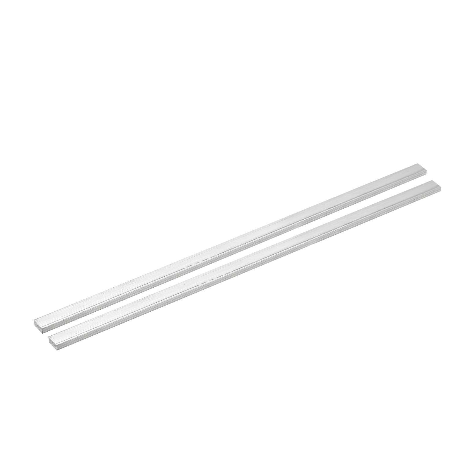 2Pcs Square Aluminum Bar 3/16″ Thick 0.4″ Width 12″ Length