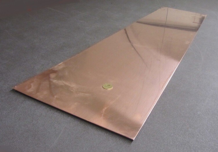 110 Copper Sheet Soft H02 .062″ Thick x 12.0″ Wide x 48.0″ Length