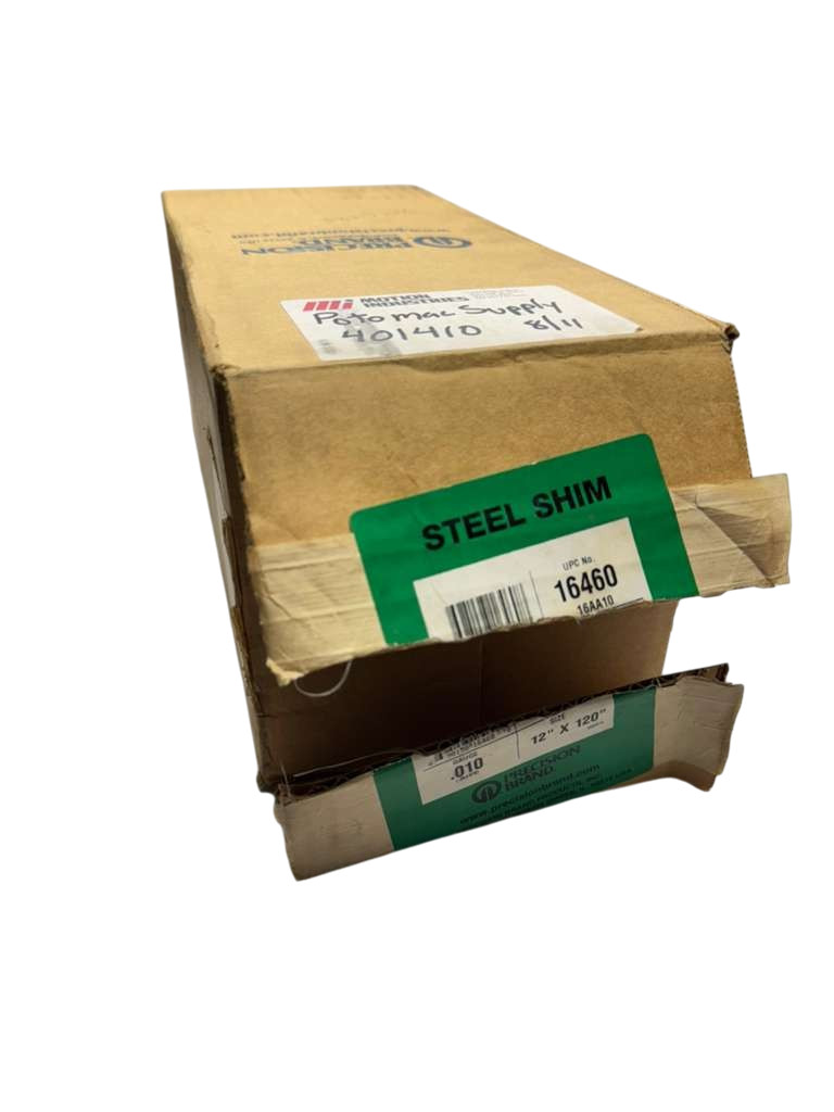 Precision Brand 16AA10 Steel Shim, Gauge .010, 12″ X 120″, 16460