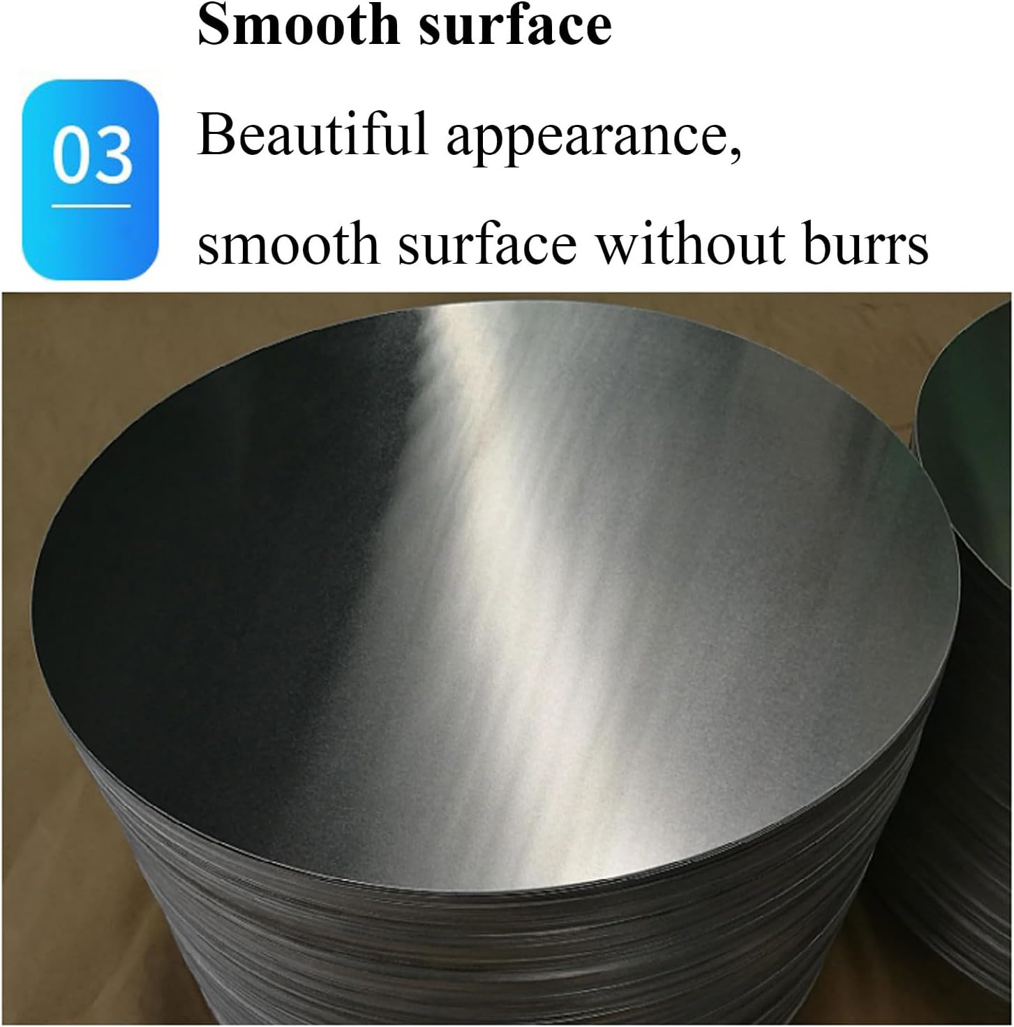 2Pcs 6061 Aluminum Discs, Aluminum round Plate Thickness 3Mm, Diameter 100Mm-300
