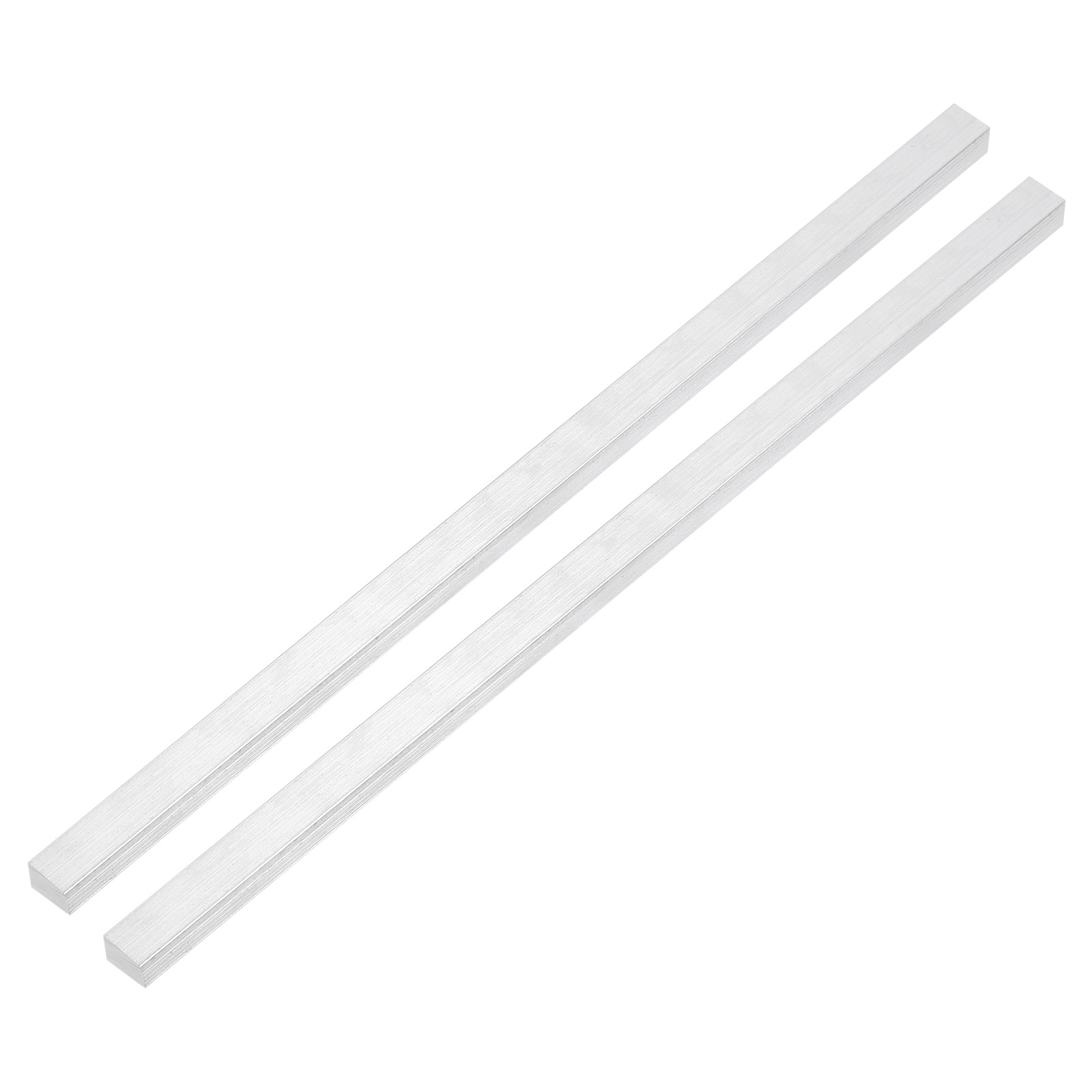 2Pcs Square 6063 Aluminum Flat Bar 1/4″ Thickness 3/8″ Width 12″ Length