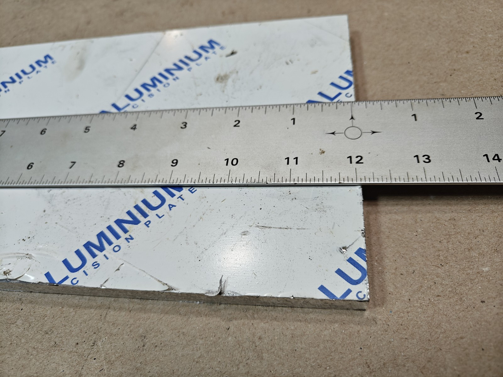 Aluminum Precision Plate .250″ X 6.000″ X 12.000″ MIC-6 Cast Tooling Plate