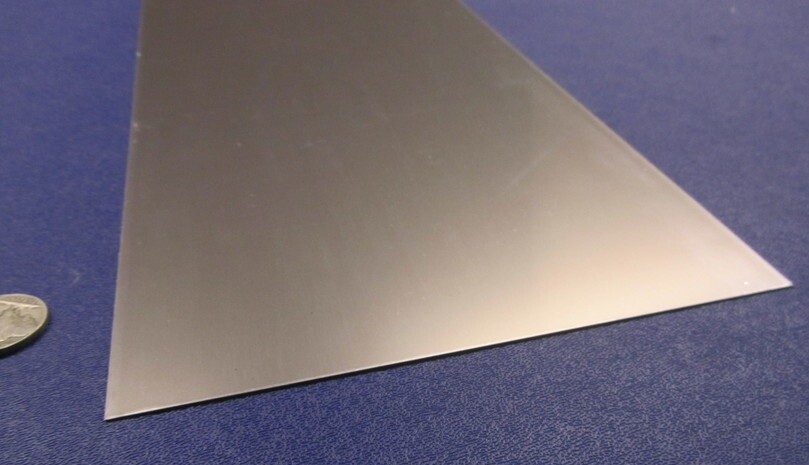 301 Stainless Steel Sheet Shim, .025″ (+/-.0010″) x 6.0″ Width x 1 Foot Length
