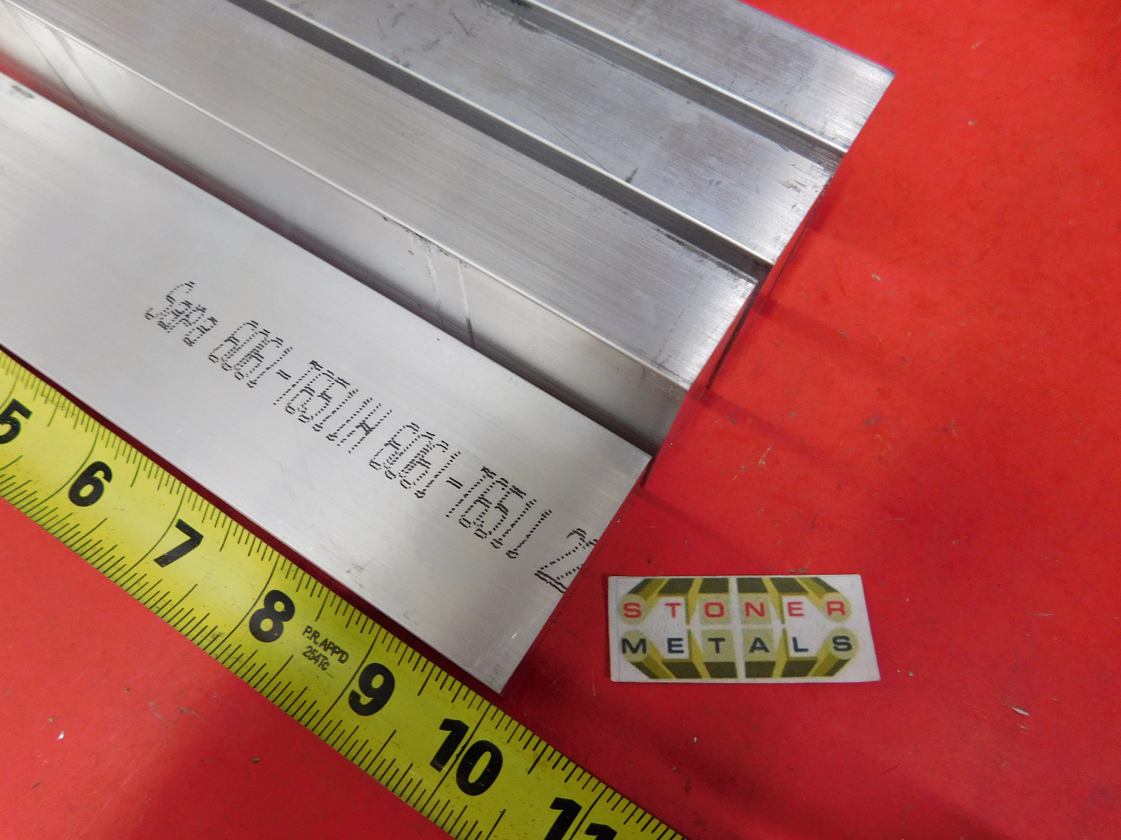 4 pieces 1″ X 2″ ALUMINUM 6061 FLAT BAR 10″ long Solid New Mill Stock 1.00″x 2.0
