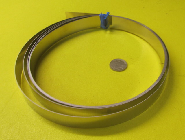 301 Stainless Steel Sheet Shim, .020″ (+/-.0010″) x 3/4″ Width x 10 Foot Length