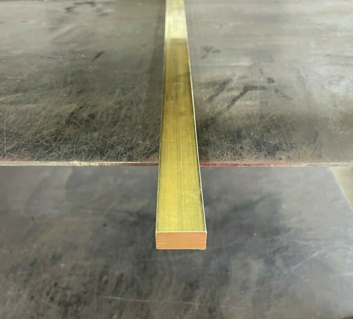 Brass Flat Bar Stock 1/2″ X 1″ X 24″ C360 1/2″ Hard Brass