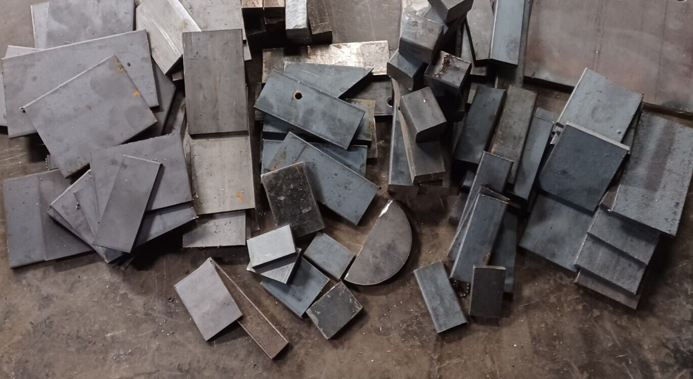 Mix lot 5+Lbs A36 flat iron metal plate square bar steel stock 1/8″ 1/4 “3/4″+