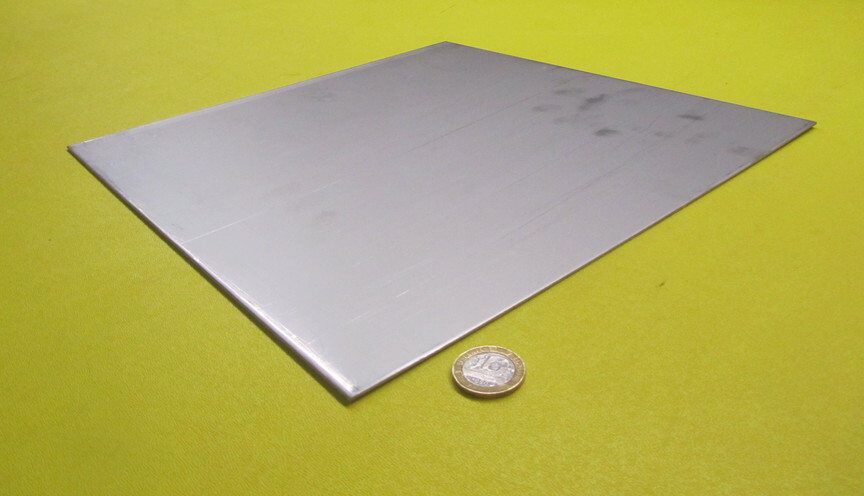 321 Weldable Stainless Steel Sheet, .062″ Thick x 12″ Wide x 12″ Length, 1 Unit
