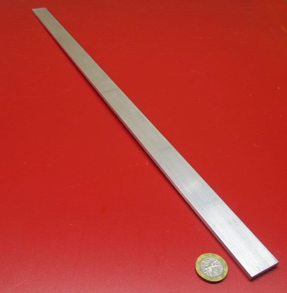 6061 T651 Aluminum Bar, 3/16″ (.187″) Thick x 1.0″ Wide x 24″ Length, 3 units