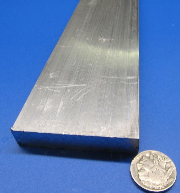 2024 T351 Aluminum Bar, 1/2″ (.500″) Thick x 2 1/2″ Wide x 12″ Length