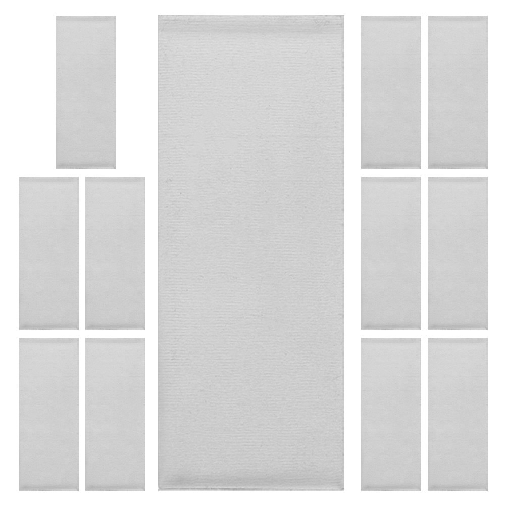 12Pcs Pure Zinc Metal Sheets Silver Anode Strips for Galvanizing and Crafting