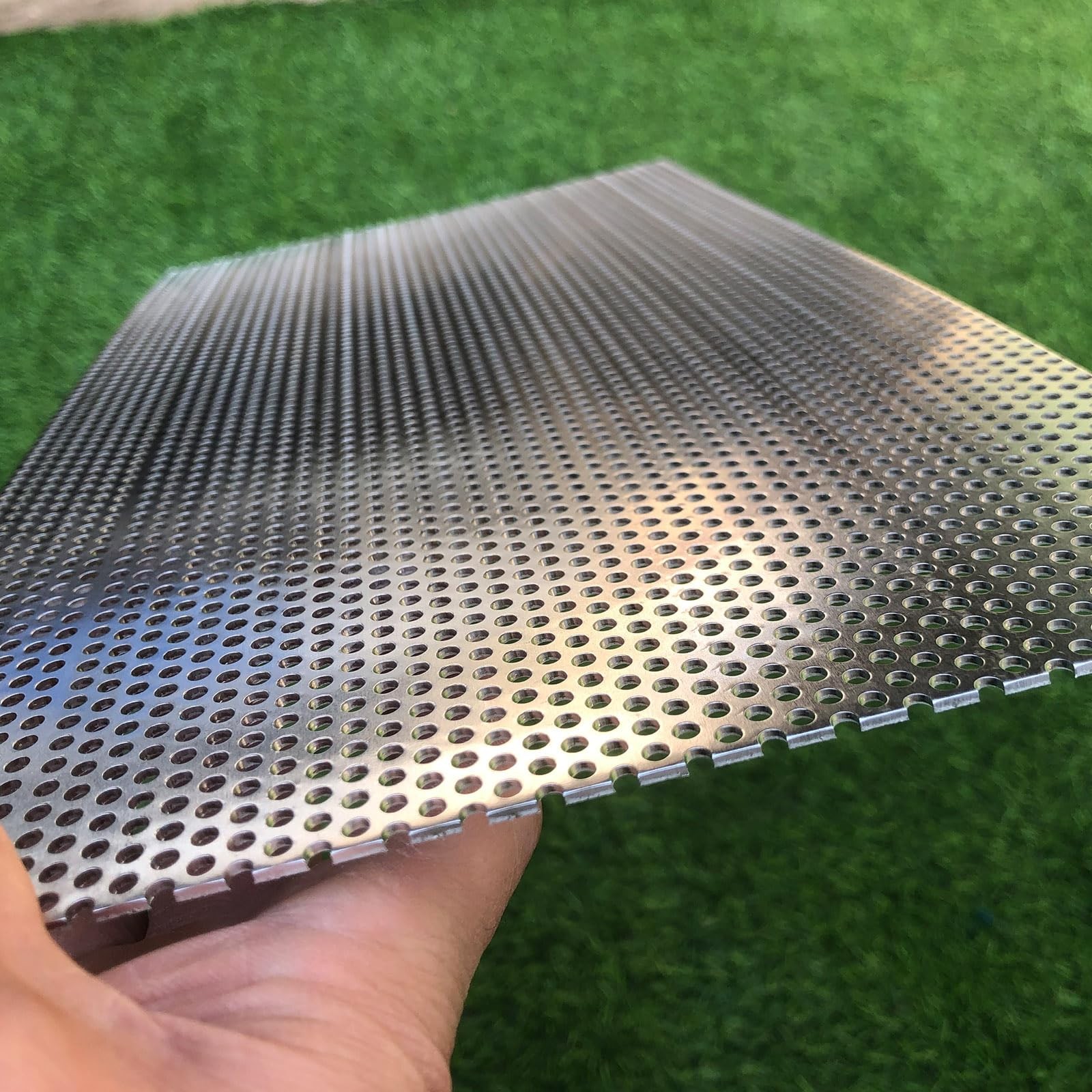 Aluminum Perforated Metal Sheets 16 Gauge 15.7 inch by 7.8 inch Expanded Meta…