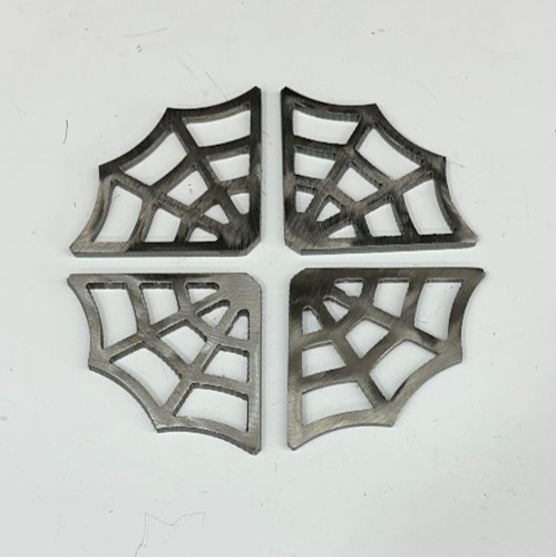 Spider Web Gussets 1/4 Thick 7″x7″ Rat Rod 90 Degree LOT OF 4