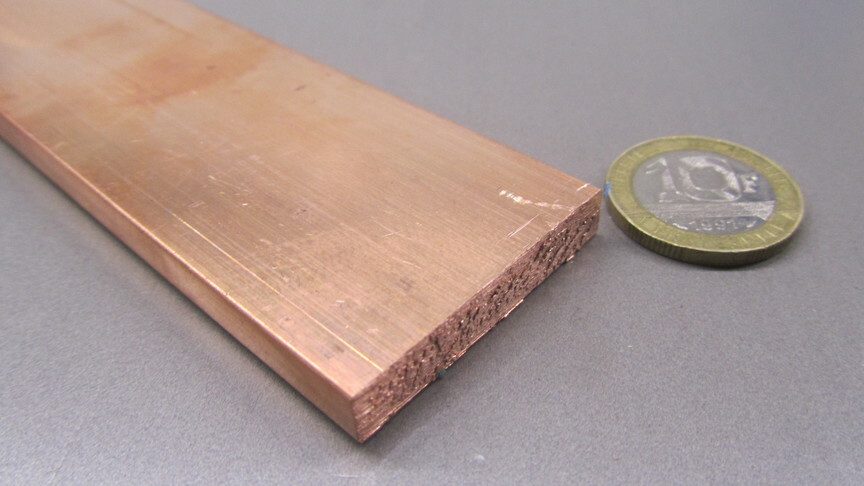 182 Copper Bar 1/4″ Thick x 1 1/2″ Wide x 3 Foot Length