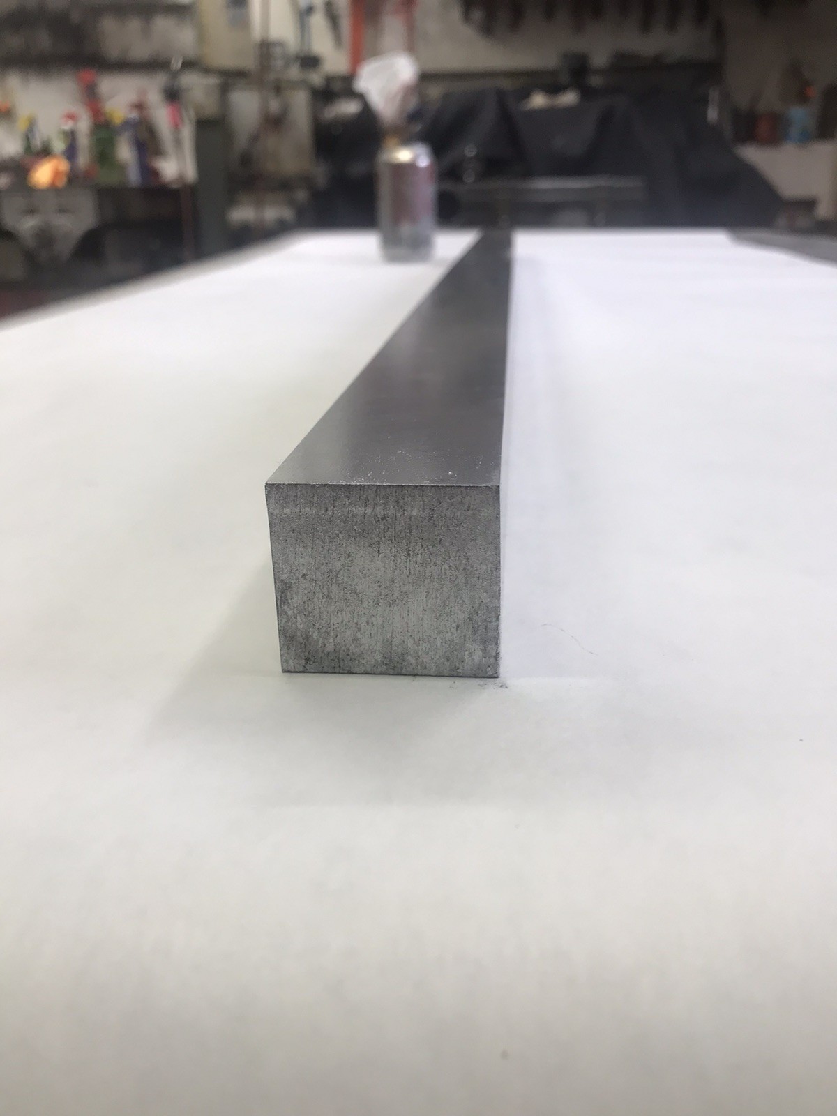 4140 STEEL Deluxe 1.260×1.400×42″ flat and square FREE SHIPPING