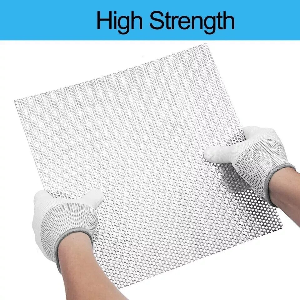 Perforated Sheet Stainless Steel Perforated Metal Sheet 11.8″ x 11.8″ x 0.06″ St