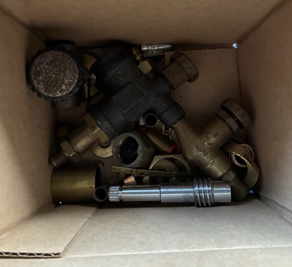 10 lbs of Scrap Dirty Brass Small Parts • Crafting Casting Smelting 1