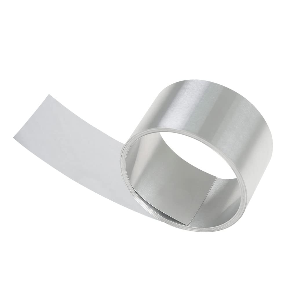 Aluminum Metal Foil Roll 1060 Grade 18 Gauge x 2 in x 6.6 Ft, Aluminum Metal Fla