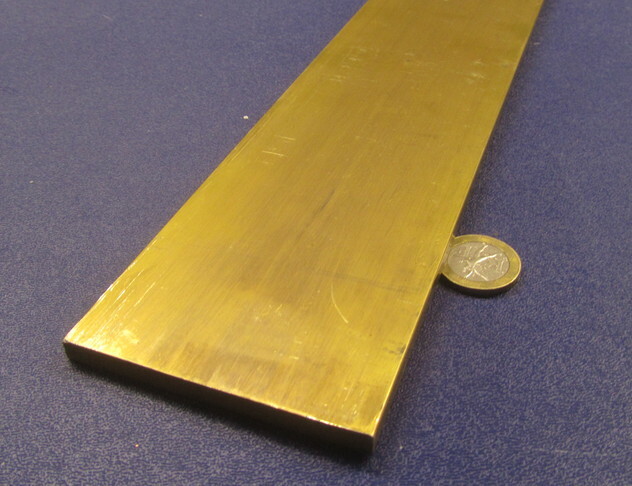 360 Brass Flat Bar 1/4″ Thick x 3.0″ Wide x 24.0″ Length
