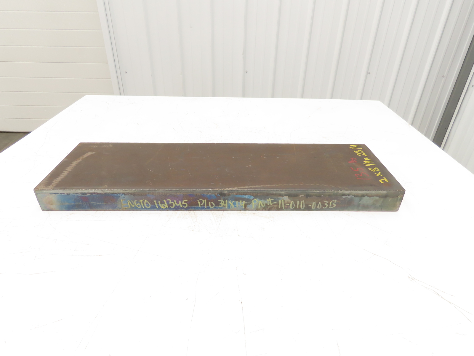 Mild Carbon Steel Rectangle Bar 2″x 8-1/4″ x 28-1/4″ 135Lbs
