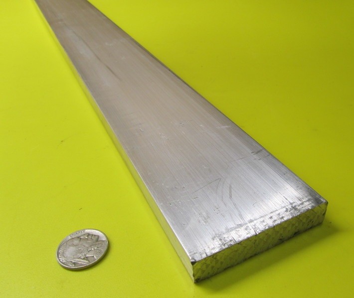 2024 T351 Aluminum Bar, 1/2″ (.500″) Thick x 2.50″ Wide x 24″ Length