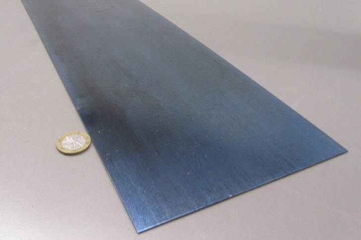 1095 Hard Blue Tempered Spring Steel Shim .012″ Thick x 6.00″ Wide x 12″ Long