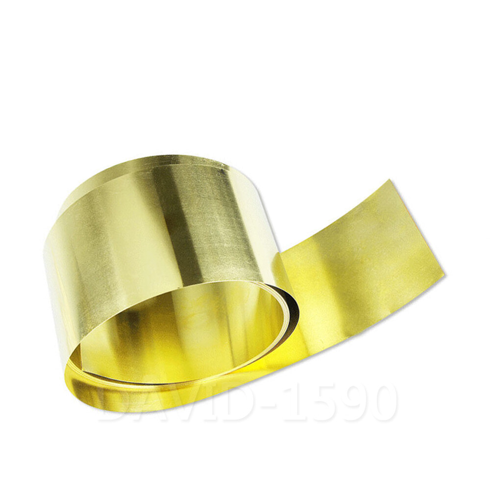 1pcs CuZn40 C28000 Brass Metal Sheet Foil Plate Strip Thickness 0.01mm-1mm