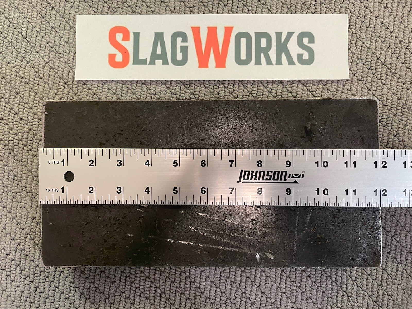 3/4x6x12 inch steel plate 6”x12” A36 Hot Roll Flat .75″ Thick