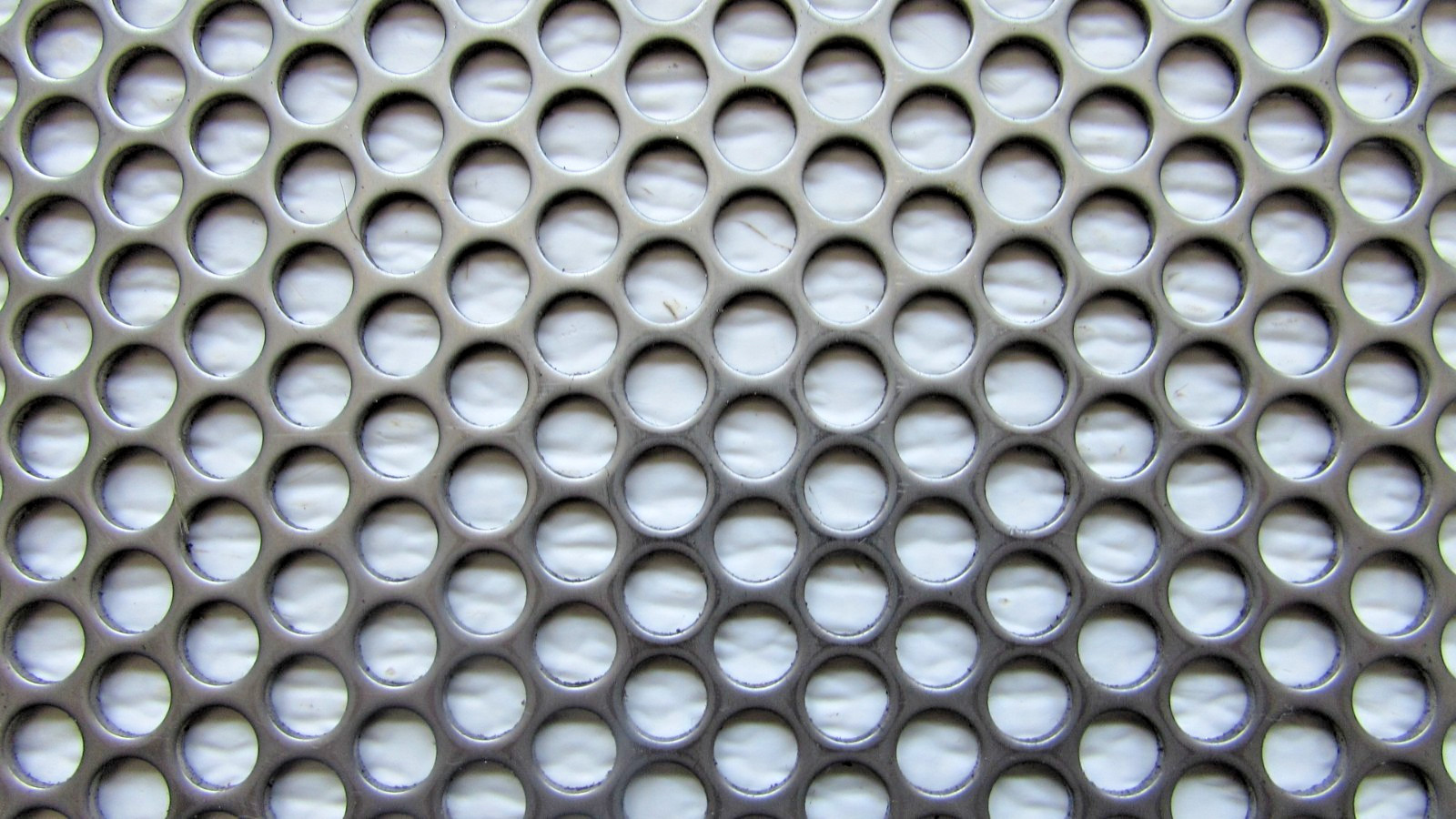 1/4″HOLES ON 5/16″CENTER–16 GA.-STAINLESS PERFORATED SHEET- -5″ X 12″