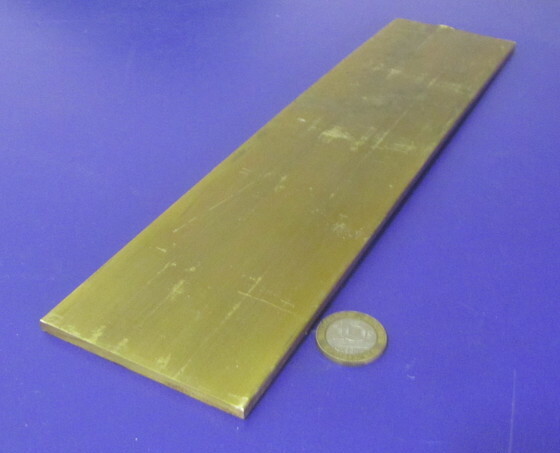 360 Brass Flat Bar 3/16″ Thick x 3.0″ Wide x 12.0″ Length
